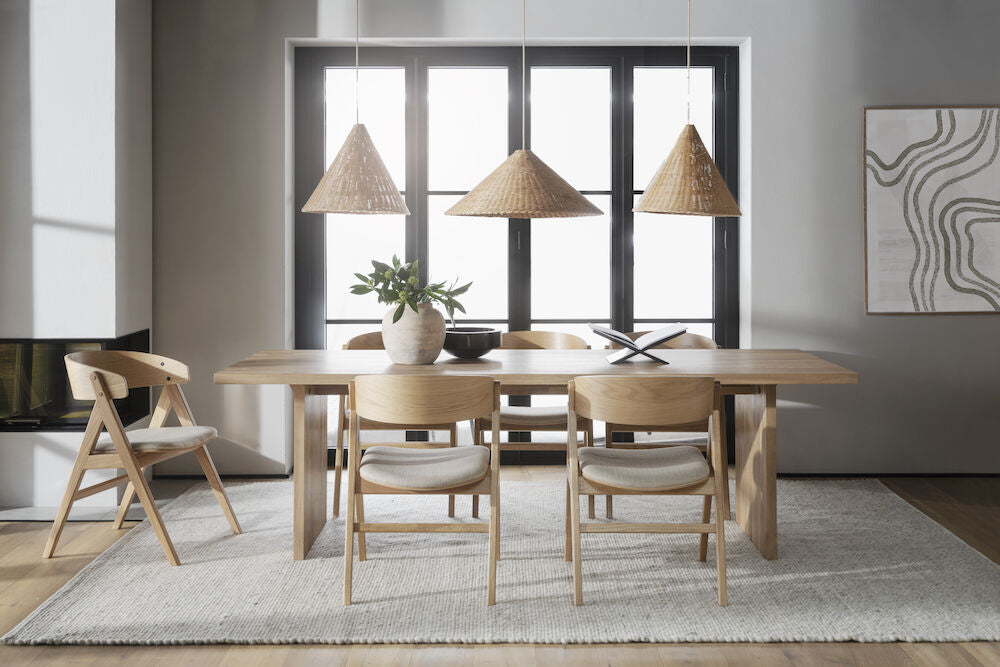 EMMETT Esstisch Eiche 240x95x75cm - ZEN ZONE