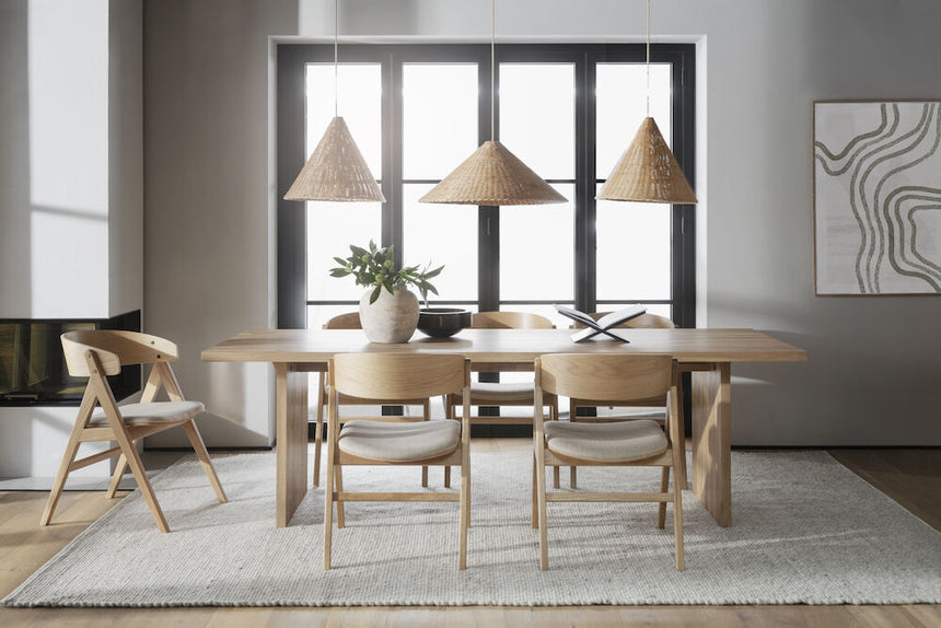 EMMETT Esstisch Eiche 240x95x75cm - ZEN ZONE