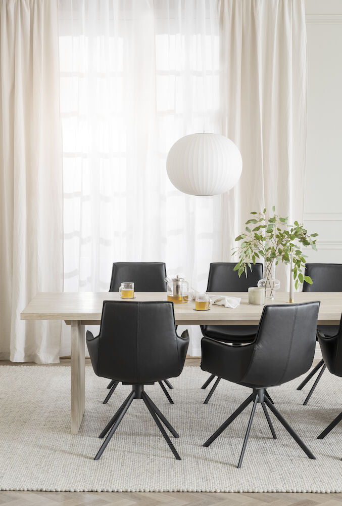 EMMETT Esstisch Weiß pigmentiert 240x95x75cm - ZEN ZONE