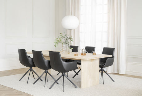 EMMETT Esstisch Weiß pigmentiert 240x95x75cm - ZEN ZONE