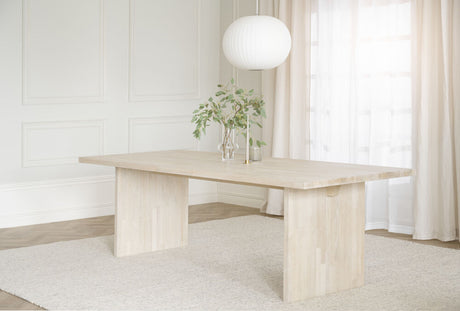 EMMETT Esstisch Weiß pigmentiert 240x95x75cm - ZEN ZONE