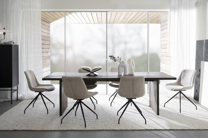 EMMETT Esstisch Braun 240x95x75cm - ZEN ZONE