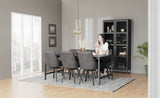 EVERETT Esstisch Schwarz 180x100x75cm - ZEN ZONE