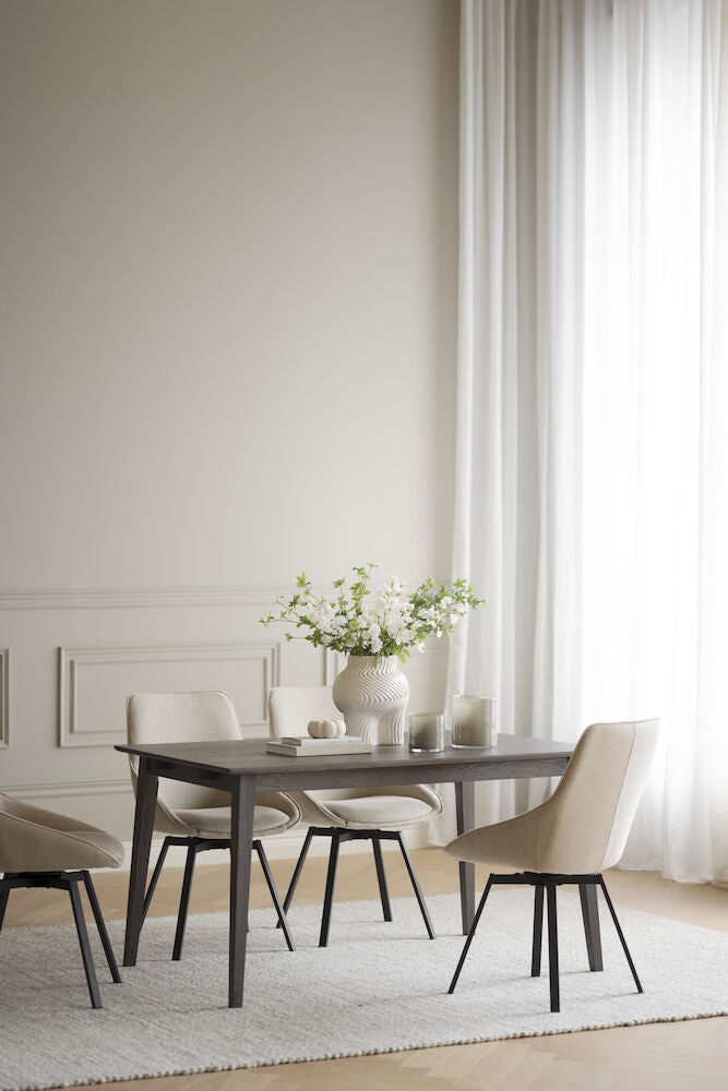 FILIPPA Esstisch Dunkelbraun 140x90x74cm - ZEN ZONE