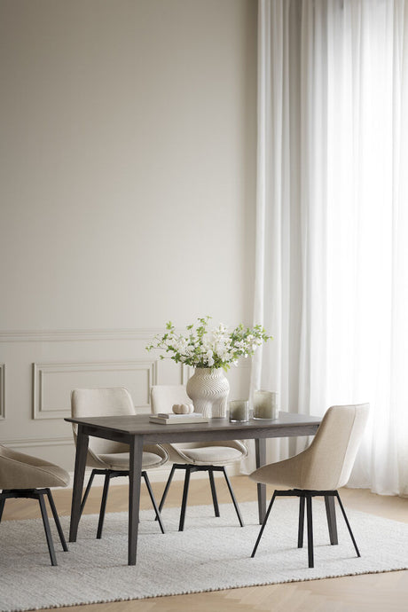 FILIPPA Esstisch Dunkelbraun 140x90x74cm - ZEN ZONE