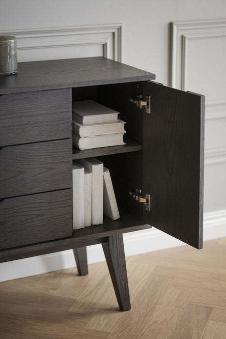 FILIPPA Sideboard Dunkelbraun 122x40x85cm - ZEN ZONE Furniture