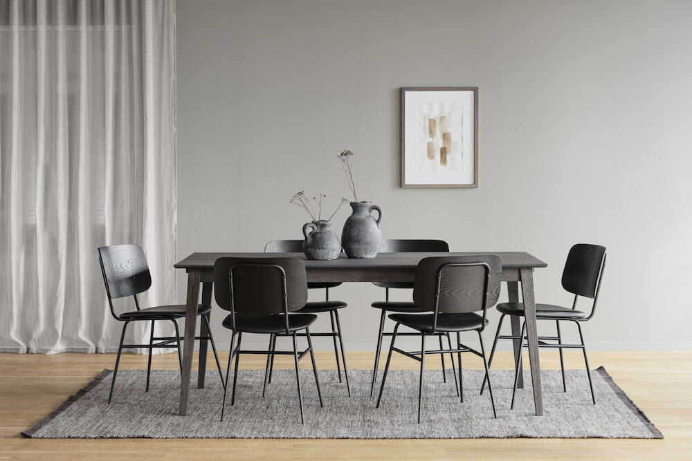 FILIPPA Esstisch Dunkelbraun 180x90x74cm - ZEN ZONE