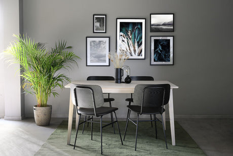 FILIPPA Esstisch Weiß pigmentiert 140x90x74cm - ZEN ZONE