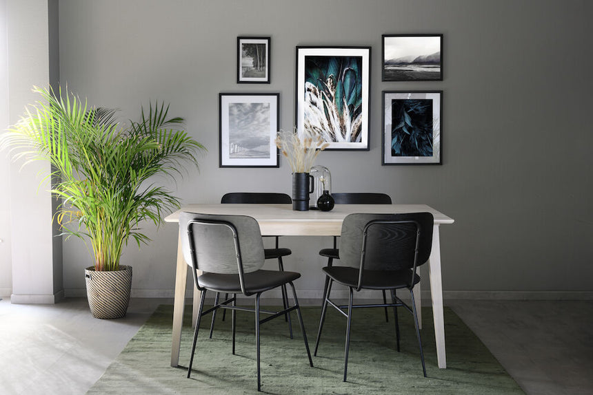FILIPPA Esstisch Weiß pigmentiert 140x90x74cm - ZEN ZONE