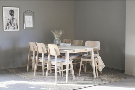 FILIPPA Esstisch Weiß pigmentiert 180x90x74cm - ZEN ZONE
