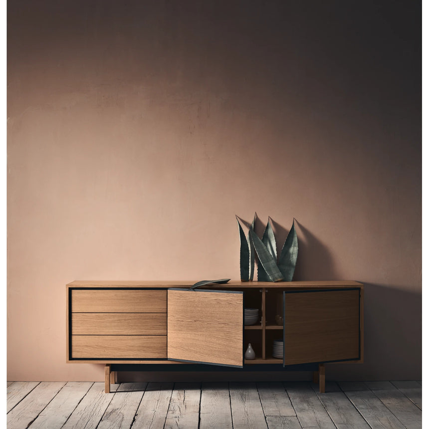Floow Sideboard aus Eiche, geölt, 202x50 cm