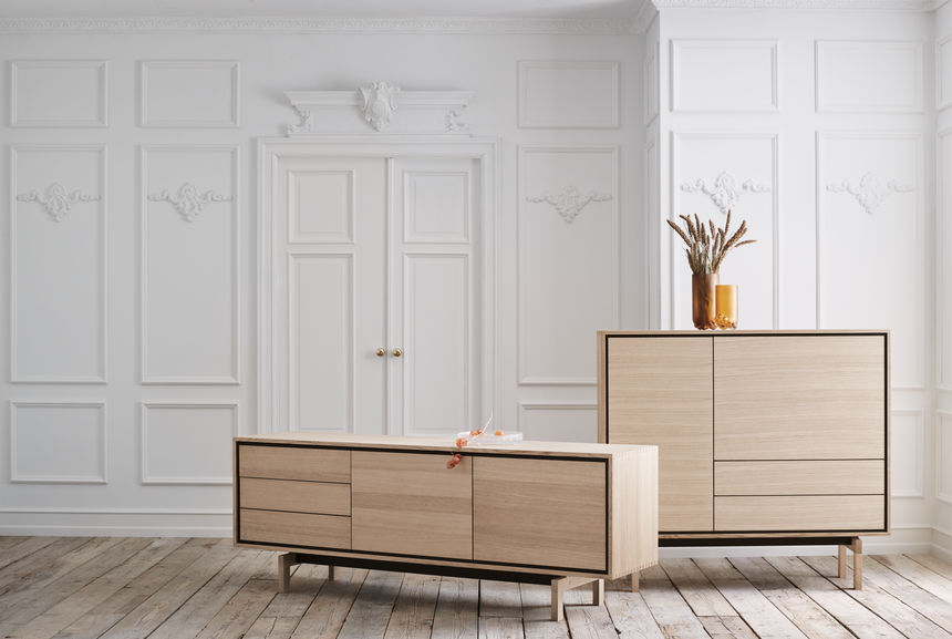 Floow Sideboard aus Eiche, geölt, 202x50 cm
