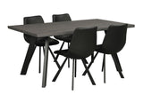 FRED Esstisch Dunkelbraun/Schwarz 170x95x75cm - ZEN ZONE