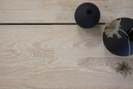 FRED Esstisch Weiß pigmentiert/Schwarz 240x100x75cm - ZEN ZONE