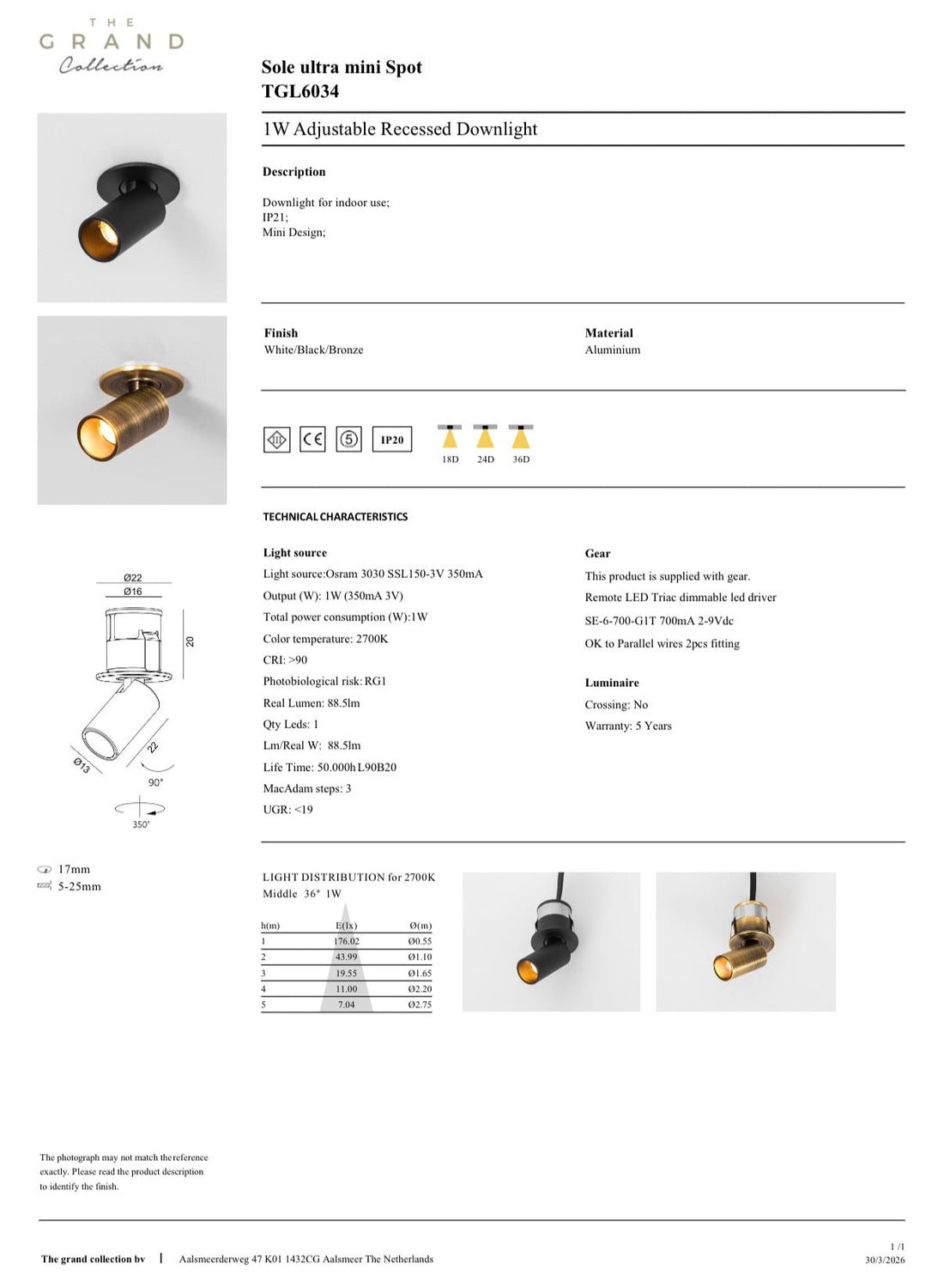 SOLE Ultra Mini Röhren-Spot - ZEN ZONE Furniture