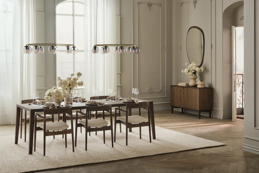 Graceful Esstisch aus Eiche / Furnier 200 x 95 cm - 30 mm - ZEN ZONE Furniture