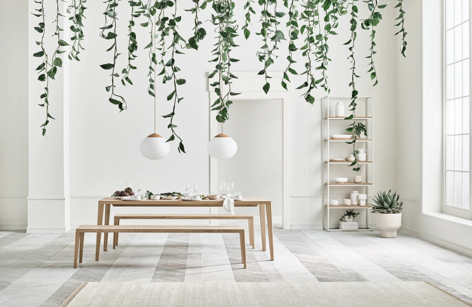 Graceful Bank aus massiver Eiche 180 cm - 30 mm - ZEN ZONE Furniture