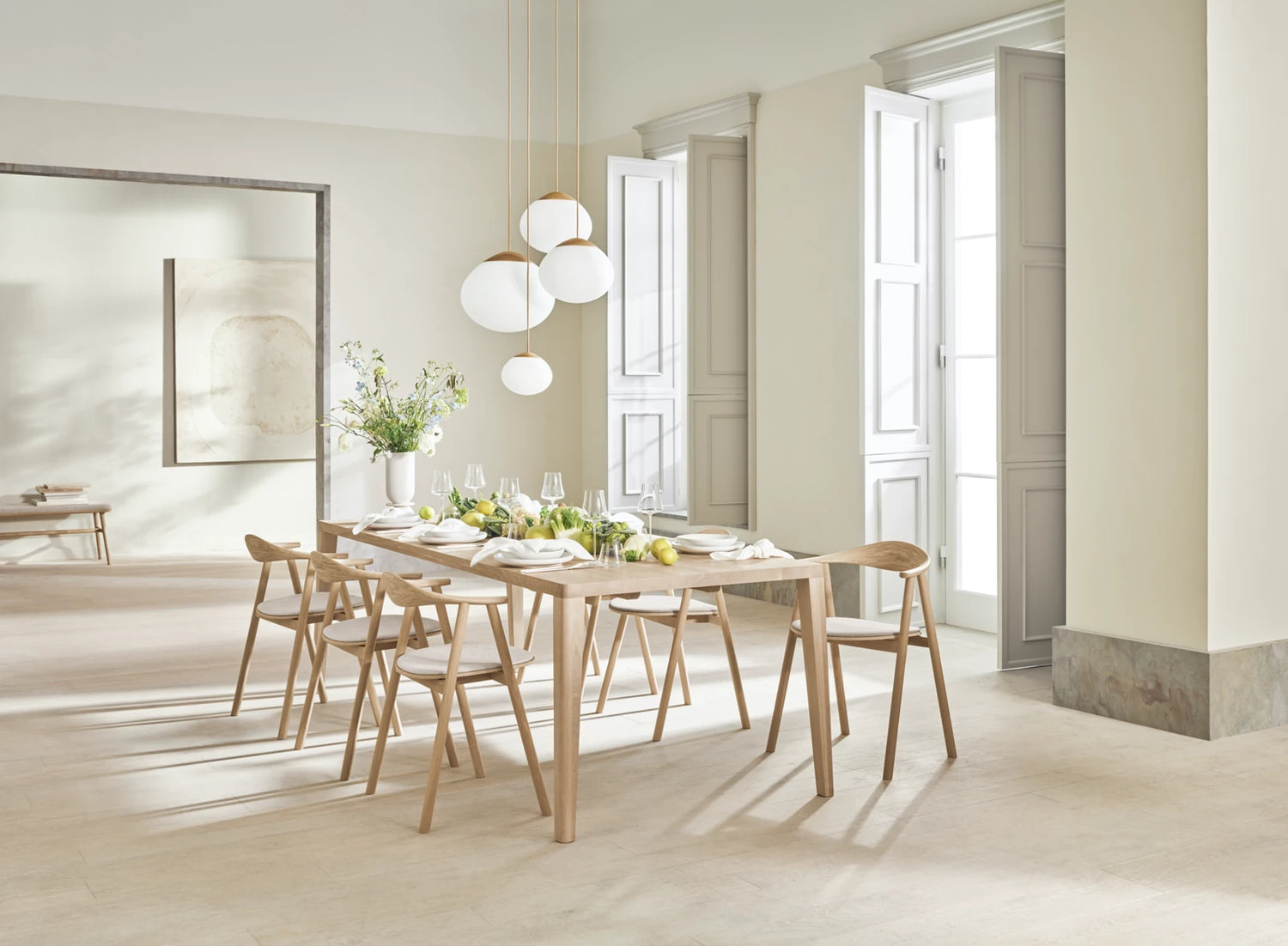 Graceful Esstisch aus massiver Eiche 180 x 95 cm - 30 mm - ZEN ZONE Furniture