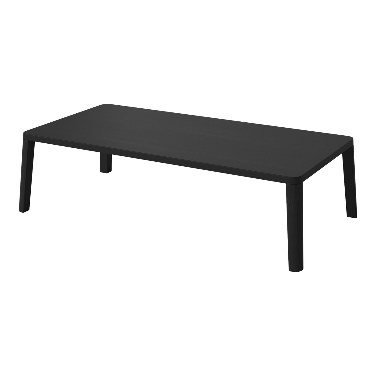 Table basse gracieuse en chêne massif 120 x 60, H32 cm