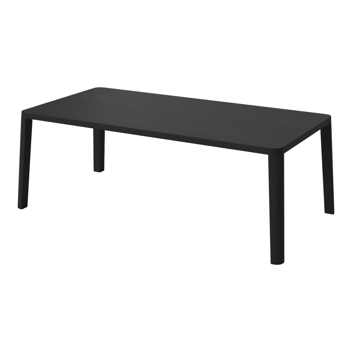 Table basse gracieuse en chêne massif 120 x 60, H42 cm