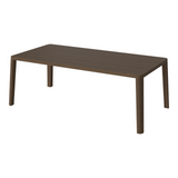 Table basse gracieuse en chêne massif 120 x 60, H42 cm