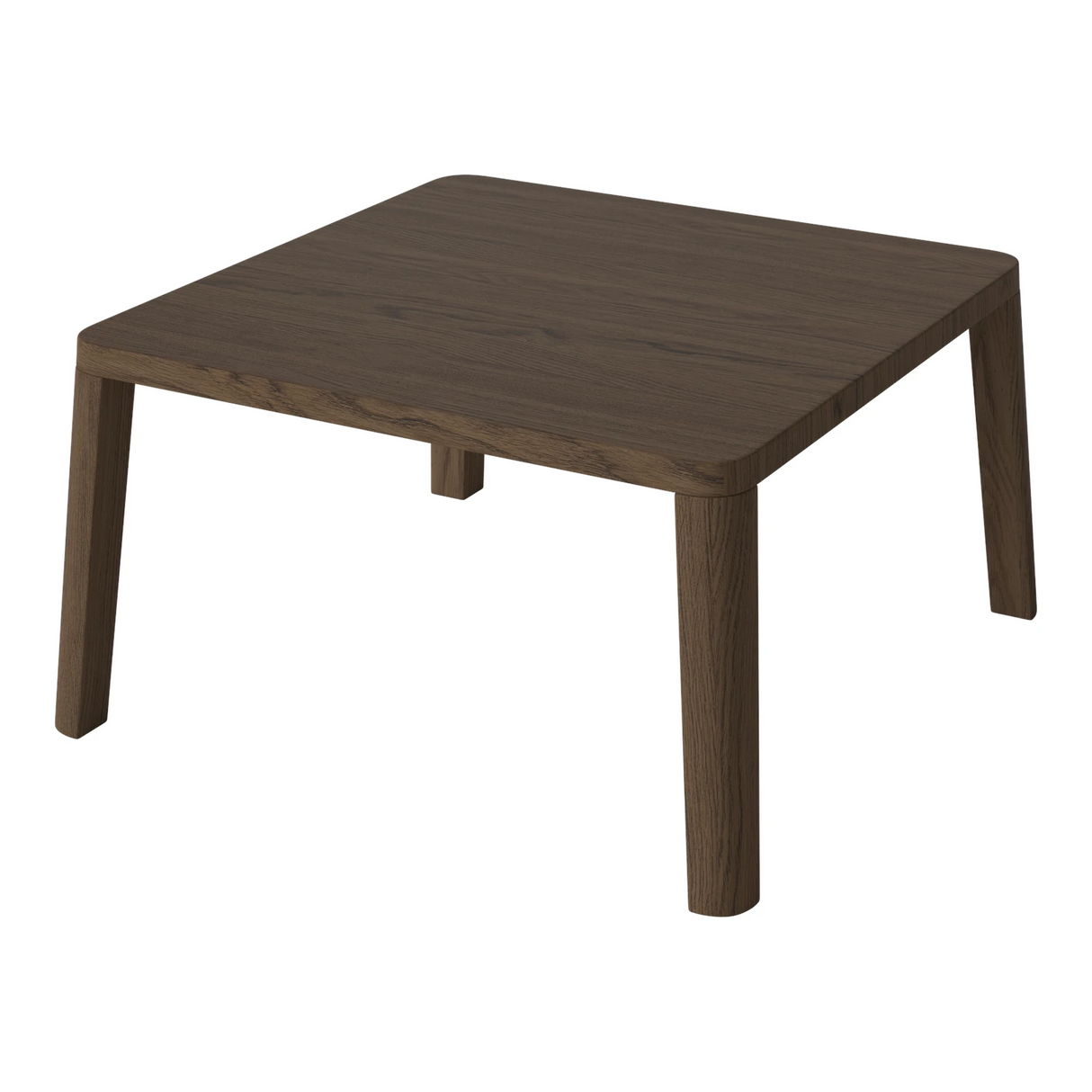 Table basse gracieuse en chêne massif 60 x 60, H32 cm