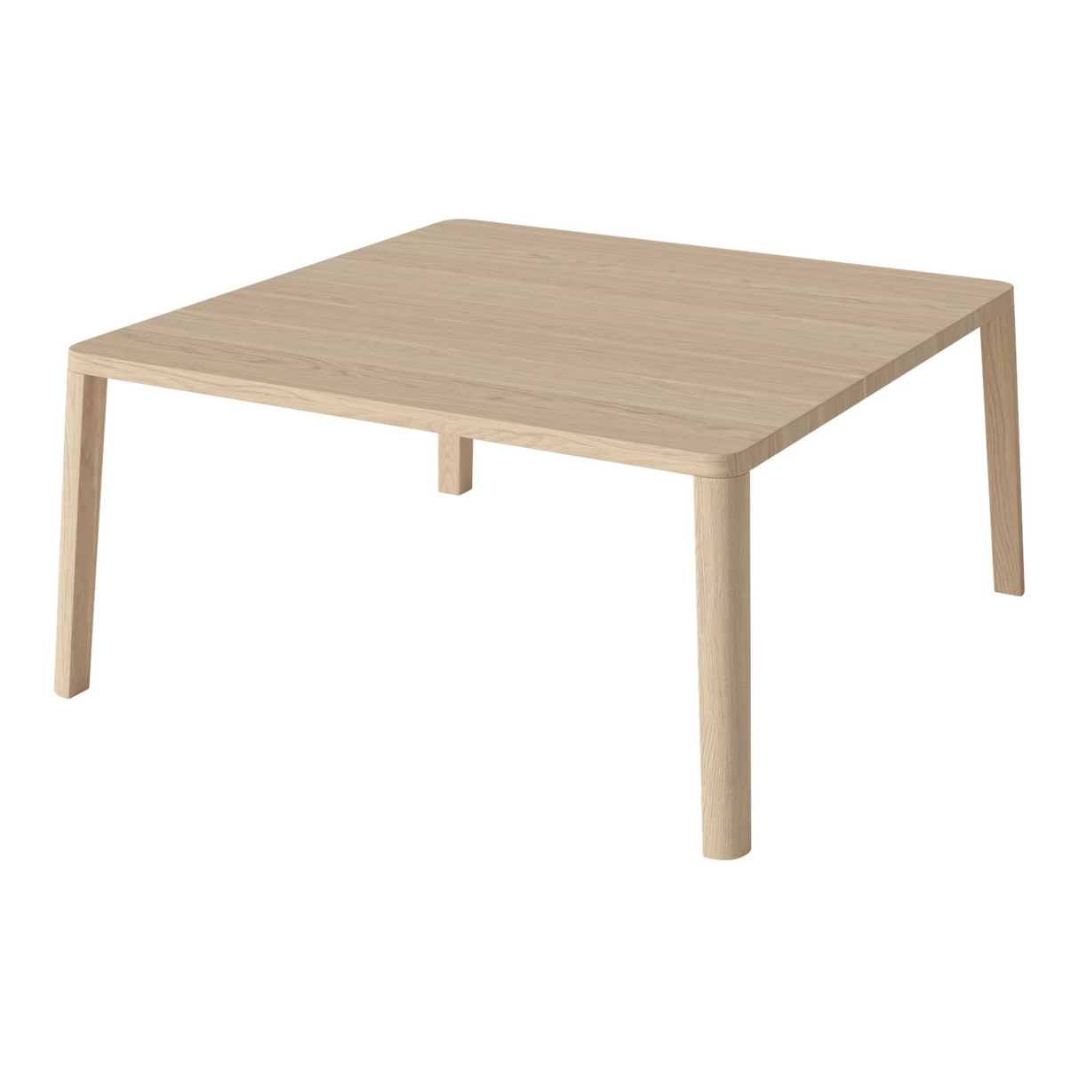 Table basse gracieuse en chêne massif 90 x 90 x H42 cm