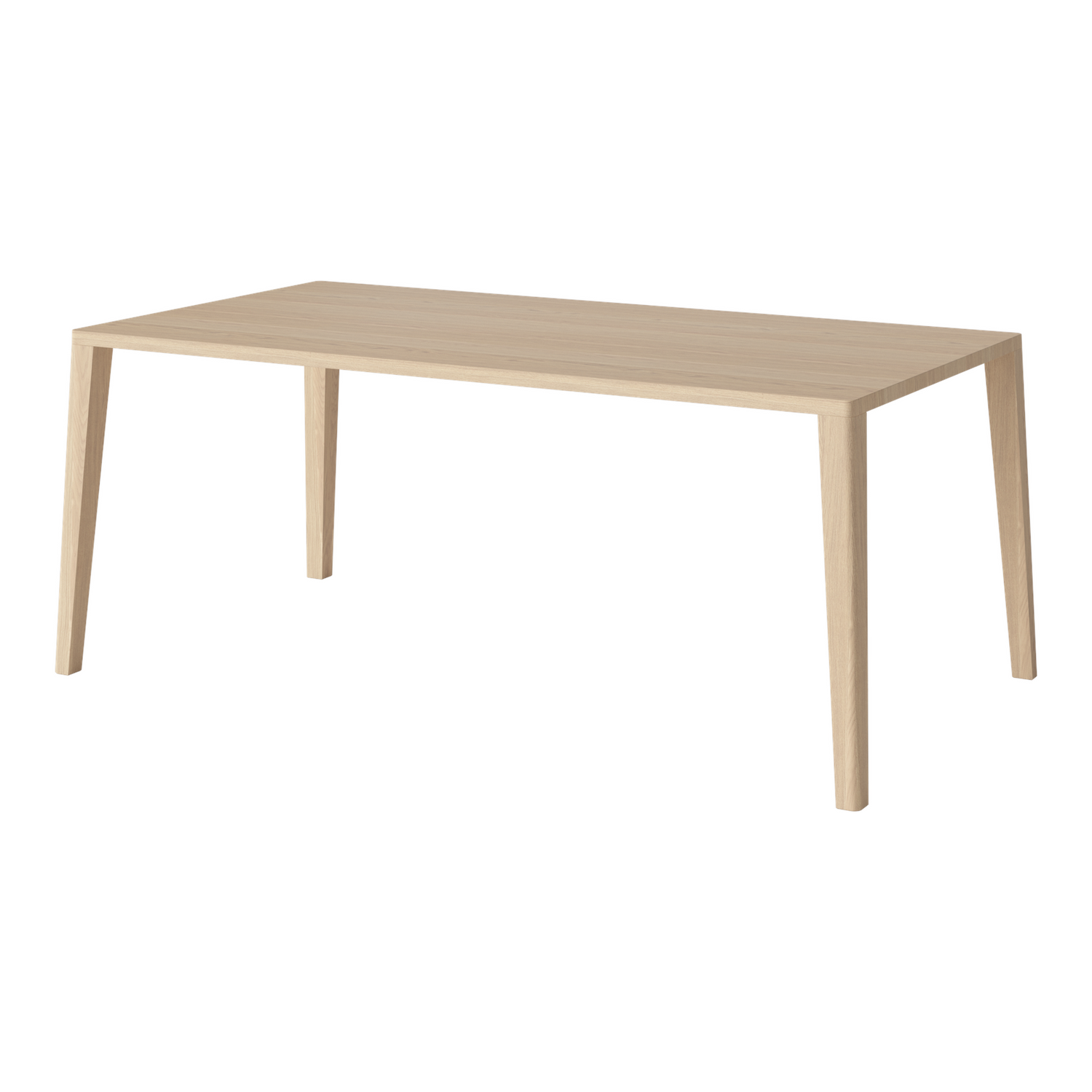Graceful Esstisch aus massiver Eiche 180 x 95 cm - 30 mm - ZEN ZONE Furniture