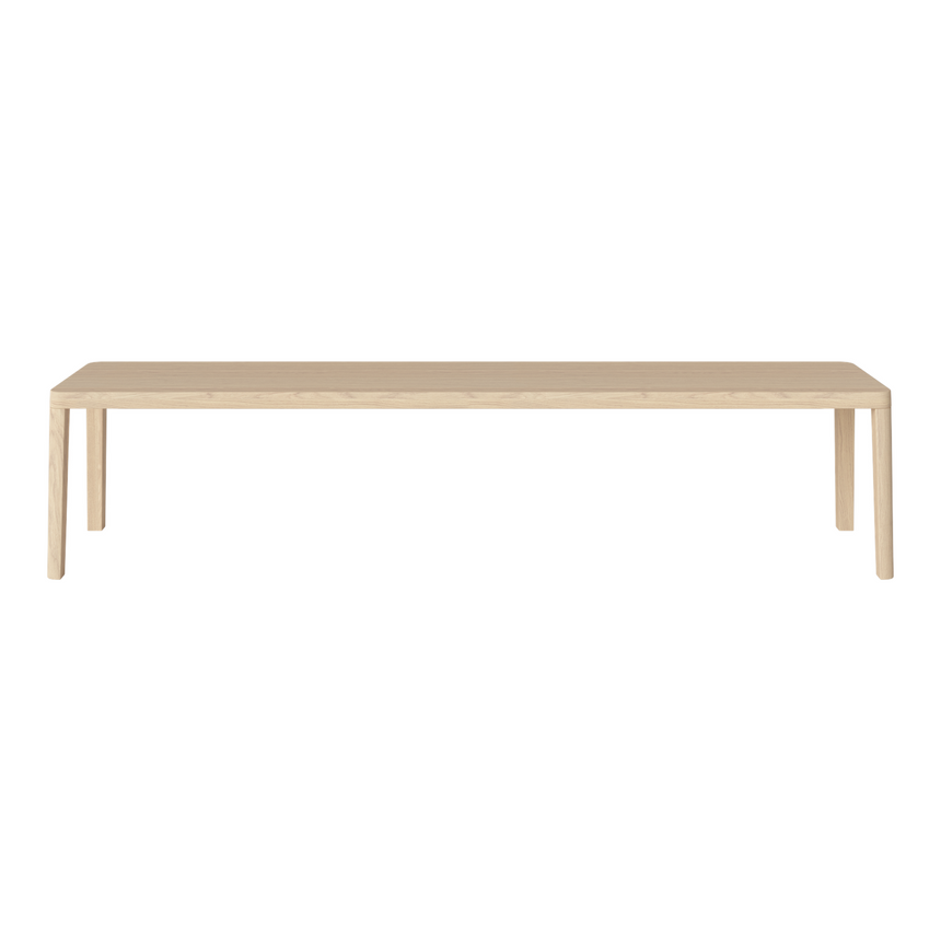 Graceful Bank aus massiver Eiche 200 cm - 40 mm - ZEN ZONE Furniture