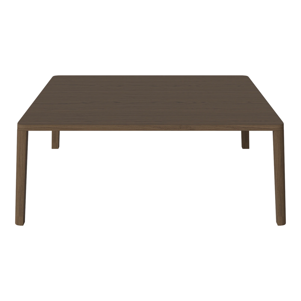 Table basse gracieuse en chêne massif 110 x 110, H42 cm