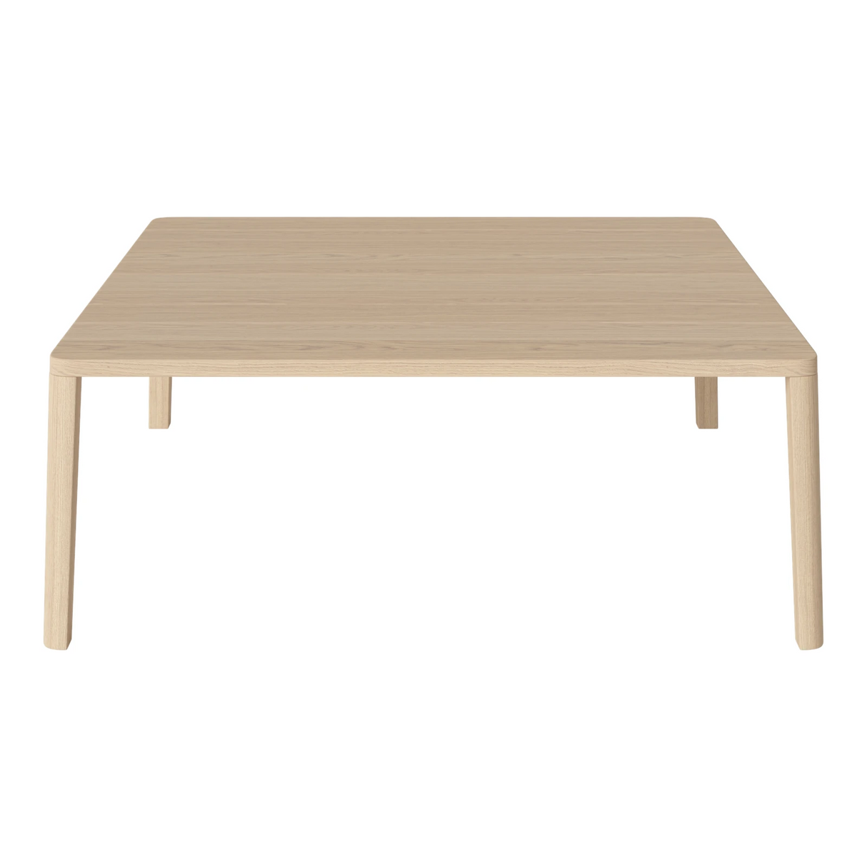 Table basse gracieuse en chêne massif 110 x 110, H42 cm
