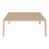 Table basse gracieuse en chêne massif 110 x 110, H42 cm