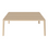 Graceful Couchtisch aus massiver Eiche 110 x 110, H42 cm - ZEN ZONE Furniture