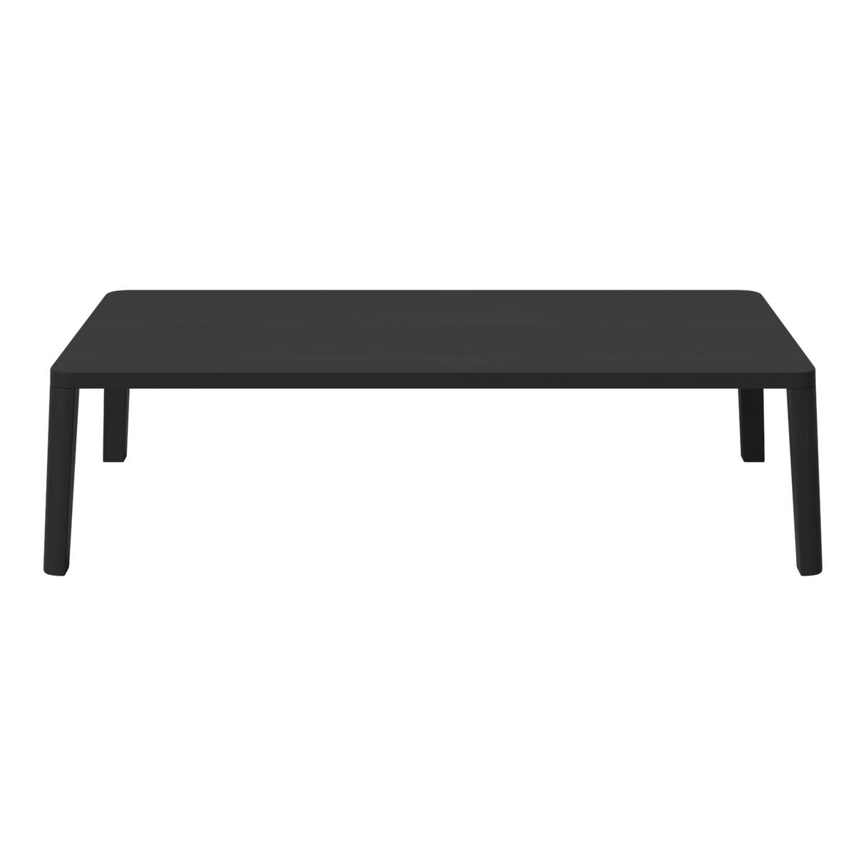 Table basse gracieuse en chêne massif 120 x 60, H32 cm
