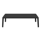 Table basse gracieuse en chêne massif 120 x 60, H32 cm