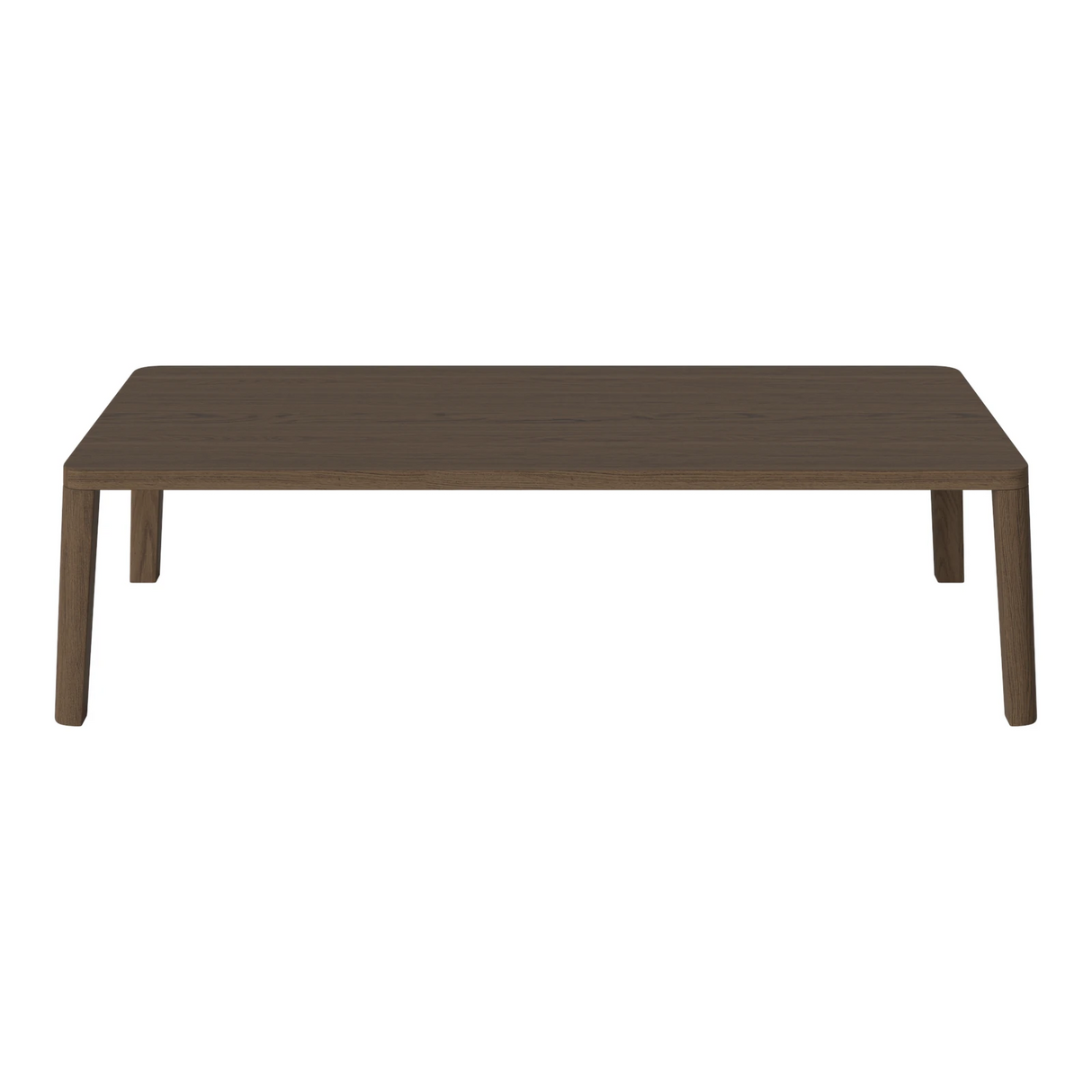 Table basse gracieuse en chêne massif 120 x 60, H32 cm