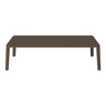 Table basse gracieuse en chêne massif 120 x 60, H32 cm