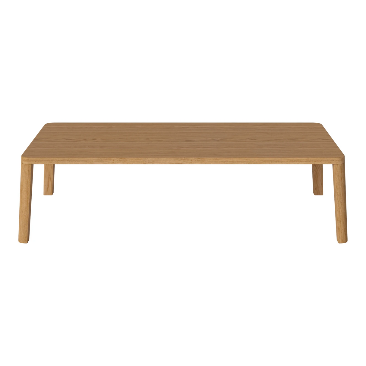 Table basse gracieuse en chêne massif 120 x 60, H32 cm