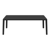 Table basse gracieuse en chêne massif 120 x 60, H42 cm