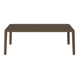 Table basse gracieuse en chêne massif 120 x 60, H42 cm