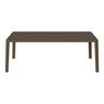 Table basse gracieuse en chêne massif 120 x 60, H42 cm