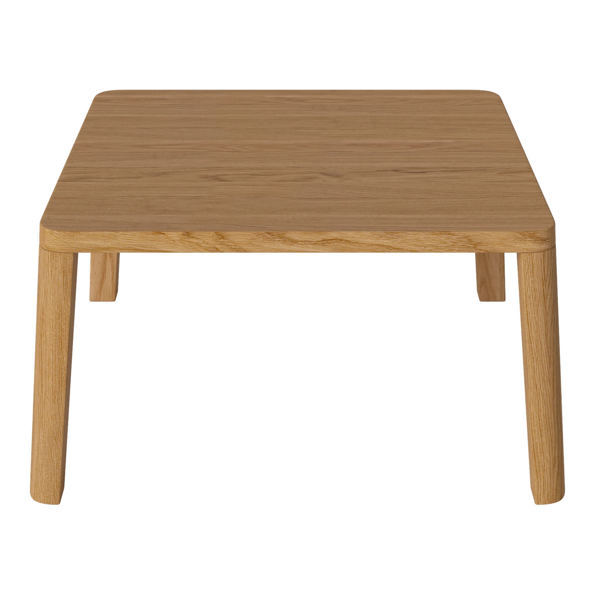 Table basse gracieuse en chêne massif 60 x 60, H32 cm