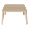 Table basse gracieuse en chêne massif 60 x 60, H32 cm