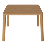 Table basse gracieuse en chêne massif 60 x 60 x H42 cm