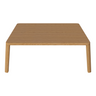 Table basse gracieuse en chêne massif 90 x 90 x H32 cm