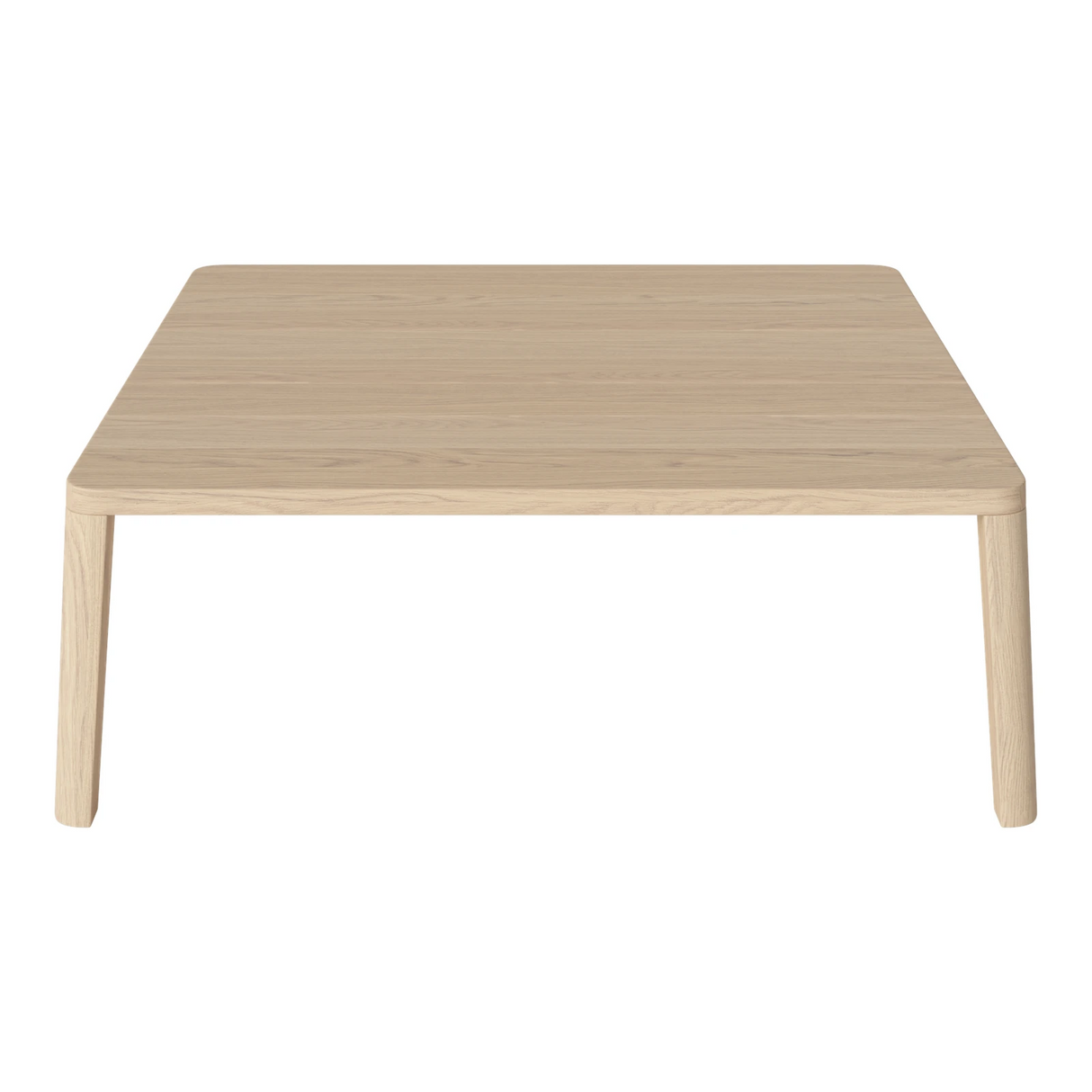Table basse gracieuse en chêne massif 90 x 90 x H32 cm