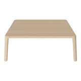 Table basse gracieuse en chêne massif 90 x 90 x H32 cm