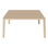 Graceful Couchtisch aus massiver Eiche 90 x 90 x H42 cm - ZEN ZONE Furniture