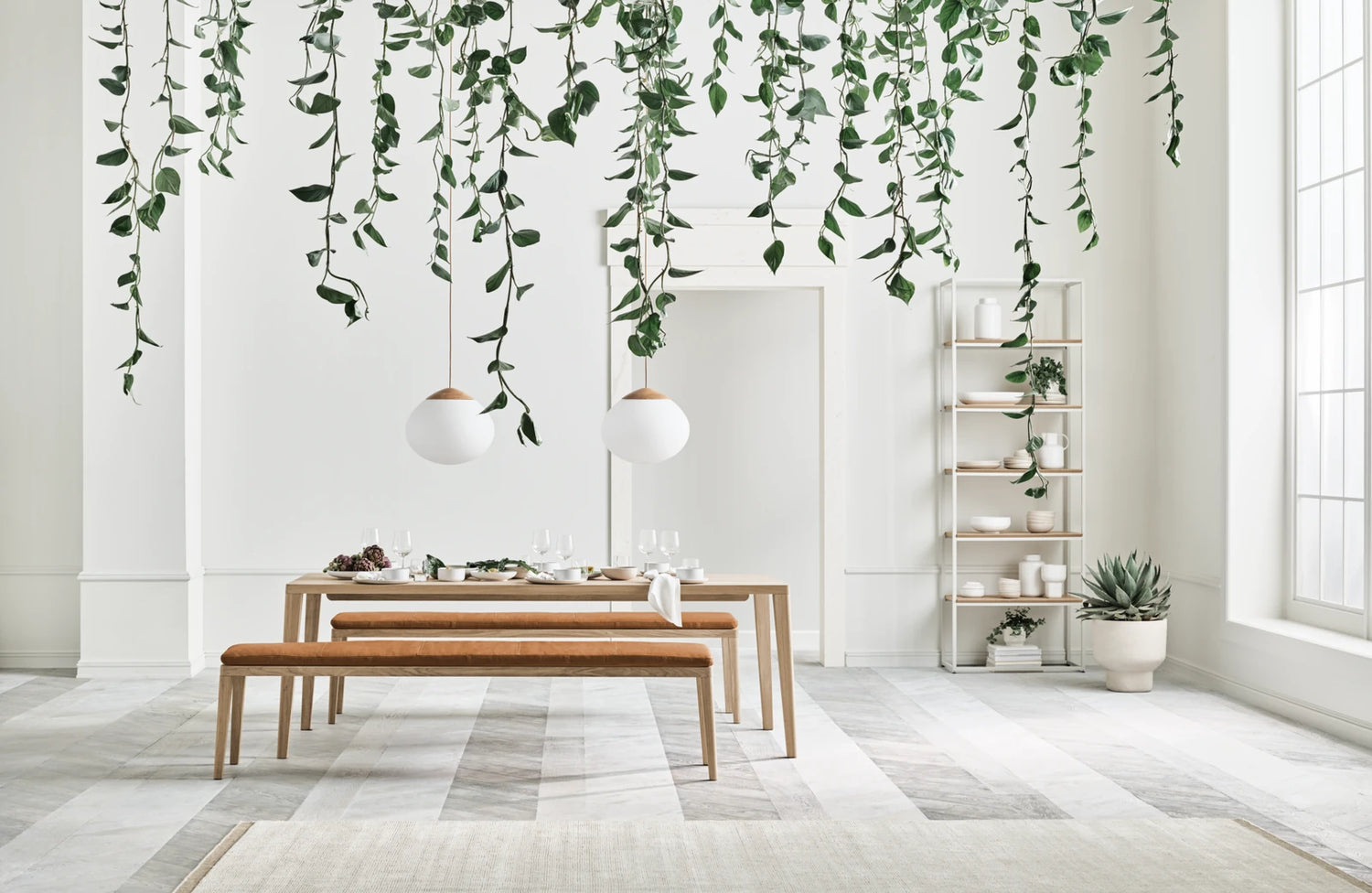 Graceful Bank aus massiver Eiche 180 cm - 30 mm - ZEN ZONE Furniture