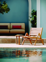 Garten Sessel Positano aus Teak in Natur, 66×80×75 cm - ZEN ZONE Furniture